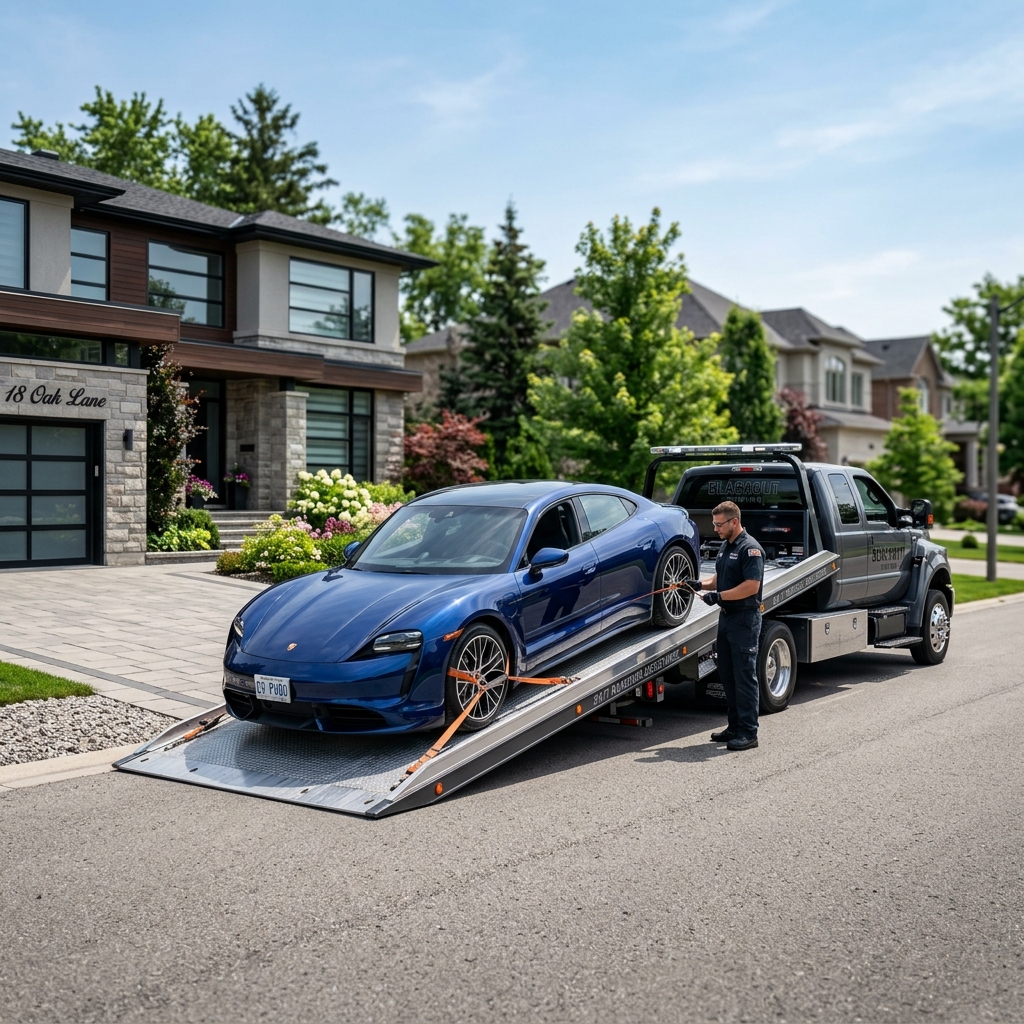 DriveHaus vehicle driveway pickup
